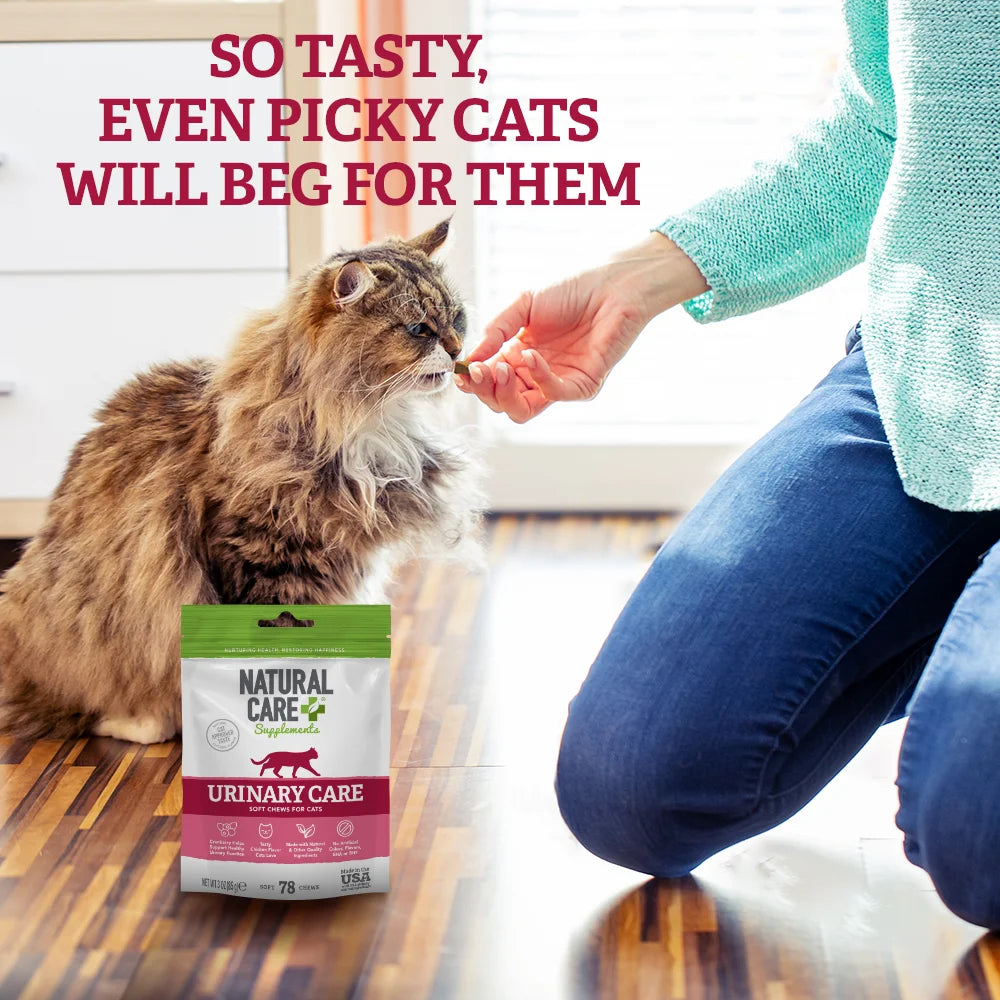 Urinary Care Supplement Soft Chews for Cats, 78 Count