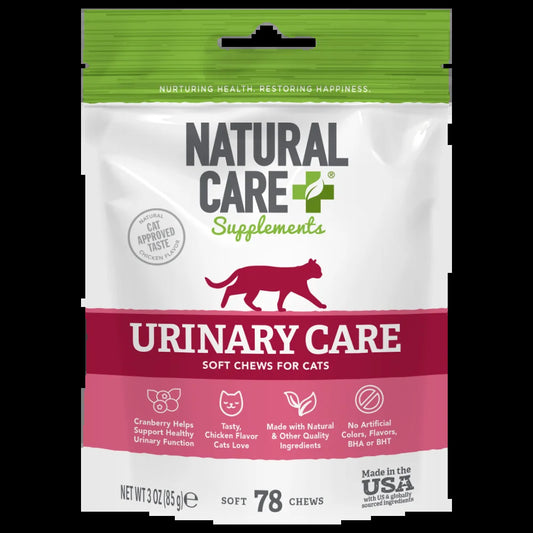 Urinary Care Supplement Soft Chews for Cats, 78 Count